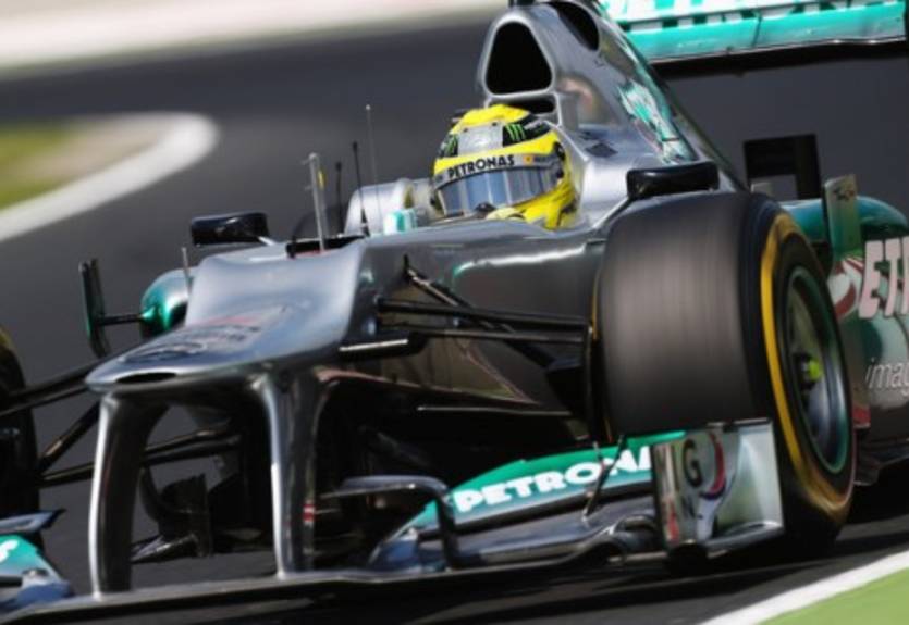 Формула-1. Мерседес продолжает работу над двойным DRS (10.10.12)