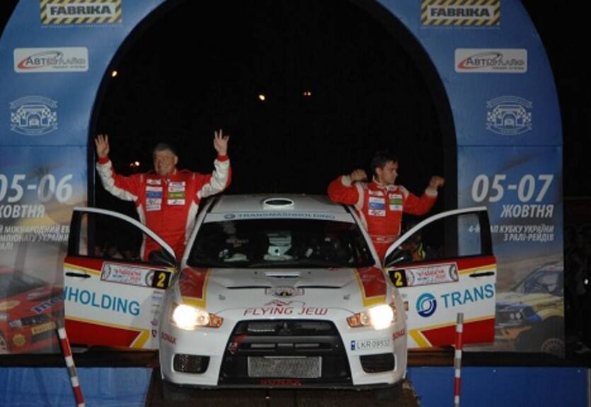 Александр Салюк — снова чемпион Украины по ралли. ФОТО