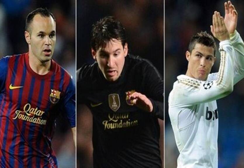 Месси, Иньеста и Роналду поспорят за приз лучшего игрока по версии УЕФА