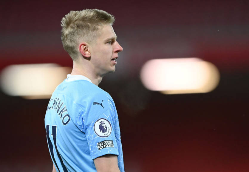 Зинченко - в запасе Манчестер Сити на матч против Норвича