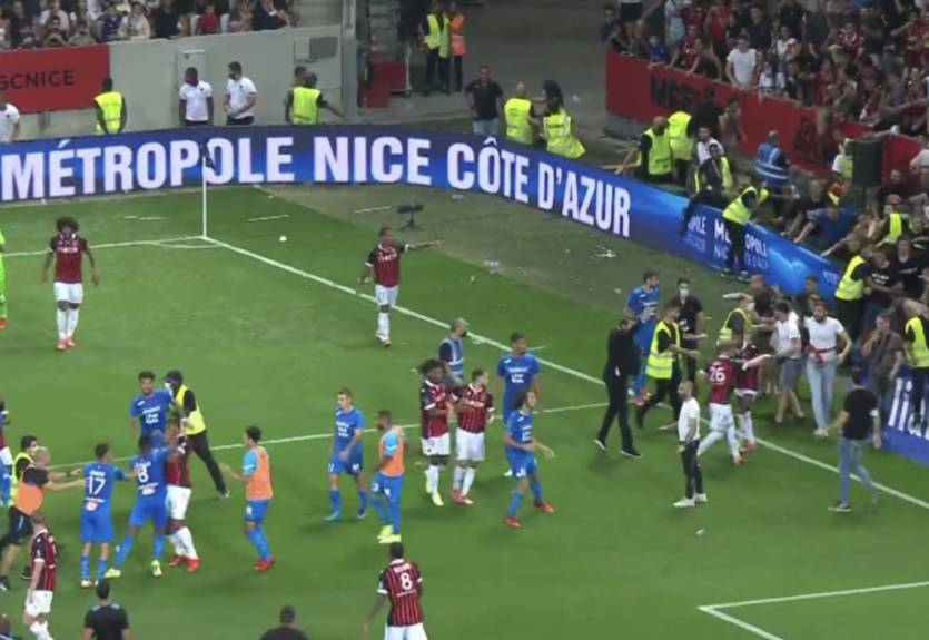 Ницца - Марсель 1:0 Видео гола и обзор скандального матча Ницца - Марсель 1:0 Видео гола и обзор скандального матча