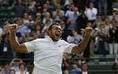Уимблдон. Тсонга присоединился к полуфиналистам