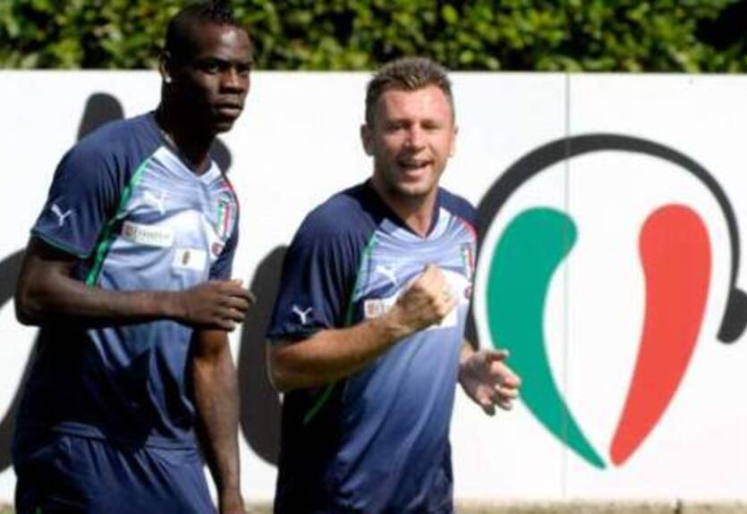 Италия: Балотелли и Кассано — in, Тотти и Дель Пьеро — out