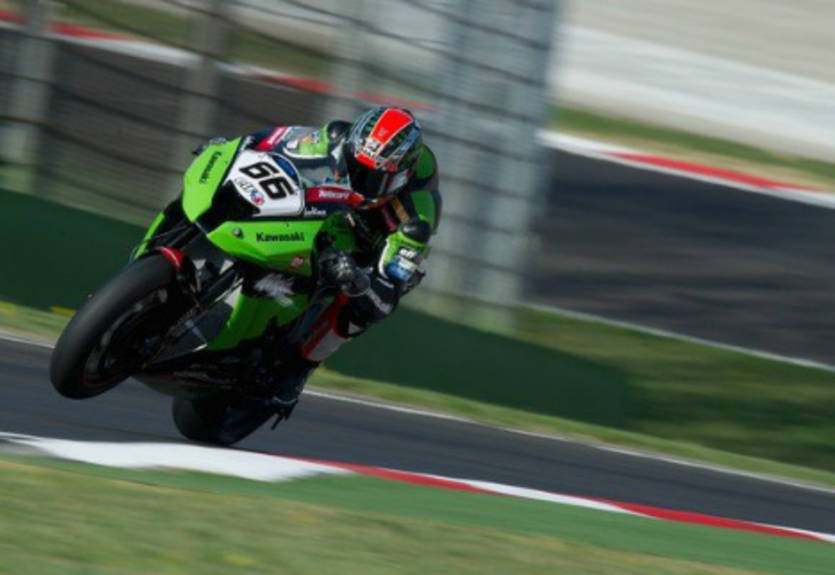 Супербайк. Ассен. Сайкс на поуле, Чека пятый