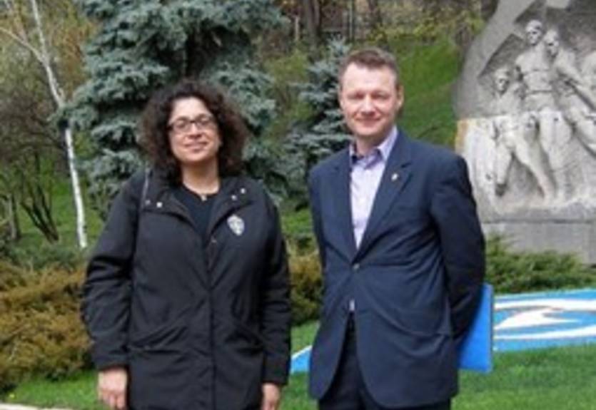 Шведы посетили стадион Динамо и клубную базу