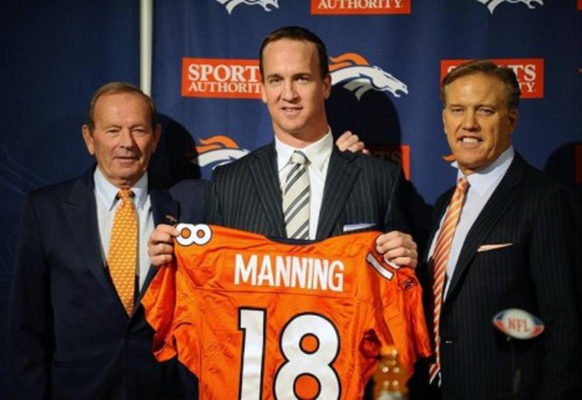 НФЛ. Мэннинг в Бронкос: пять лет и 96 миллионов долларов
