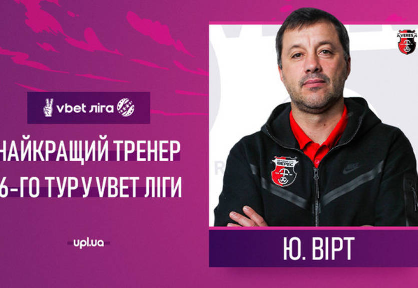Определился лучший тренер 6-го тура УПЛ