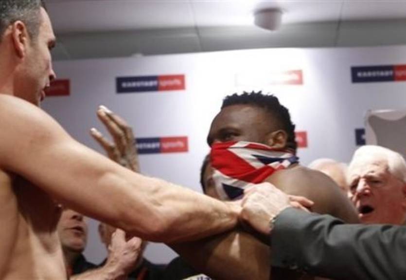 Кличко и Чисора взвесились