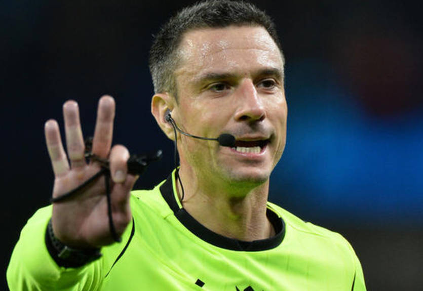 Матч Украина - Франция обслужит словенская бригада арбитров