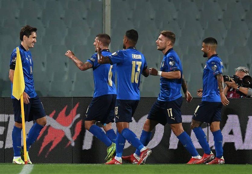 Сборная Италии повторила мировой рекорд по числу матчей без поражений