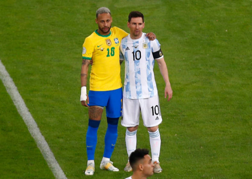 Неймар и Лионель Месси / Getty Images