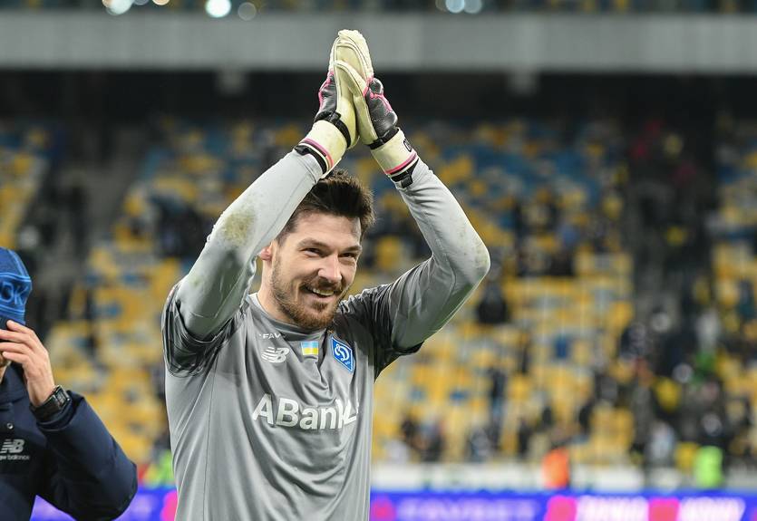 Бойко - лучший игрок Динамо в матче против Бенфики по версии WhoScored