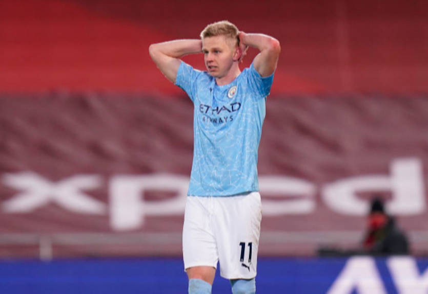 Зинченко пропустит ближайший матч Манчестер Сити