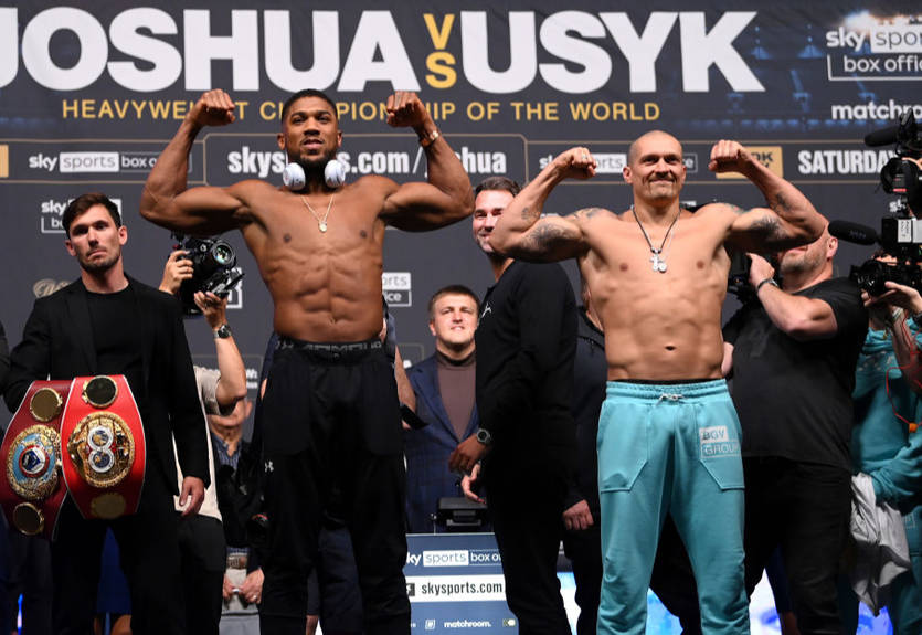 Усик и Джошуа выбрали перчатки на титульный бой Усик и Джошуа выбрали перчатки на титульный бой