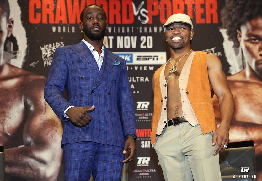 Кроуфорд - Портер: видео битвы взглядов