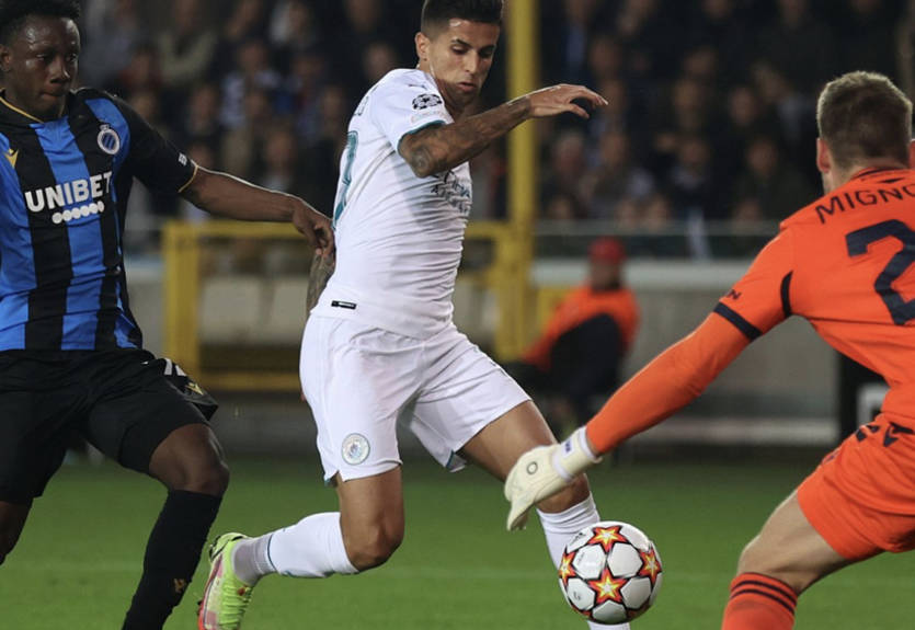 Манчестер Сити разгромил на выезде Брюгге