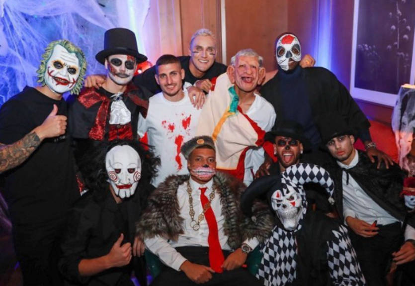 Зомбированный Мбаппе, смертельный Иньеста: как звездные футболисты отметили Хэллоуин