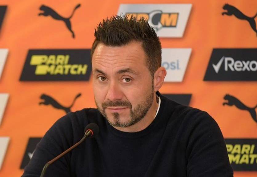 Реал - Шахтер: видео онлайн-трансляция пресс-конференции Де Дзерби