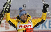 Биатлон. Нойнер блистает в Антхольце