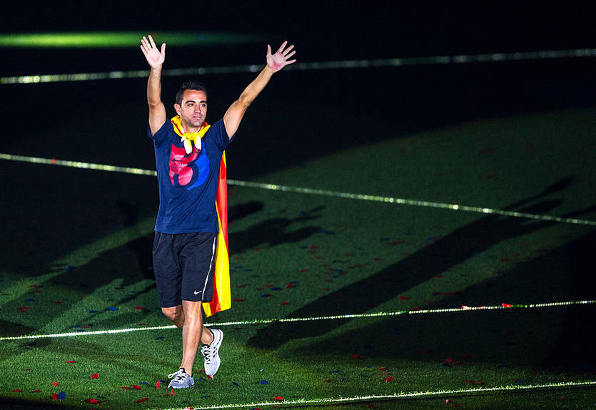 Стали известны первые слова Хави по возвращению в Барселону