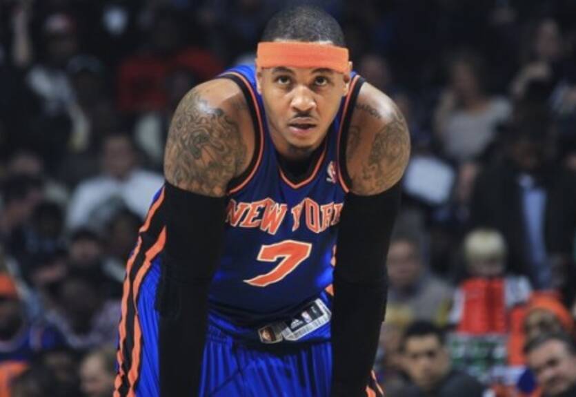 НБА. У Энтони травма лодыжки