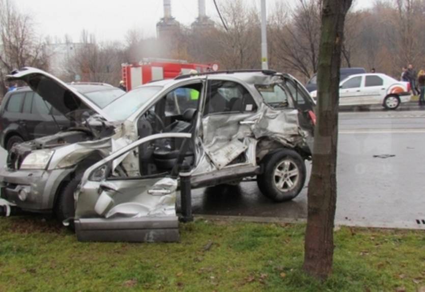 Луческу попал в аварию