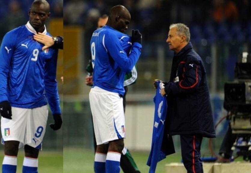 Старая футболка Балотелли, новые перчатки Касильяса