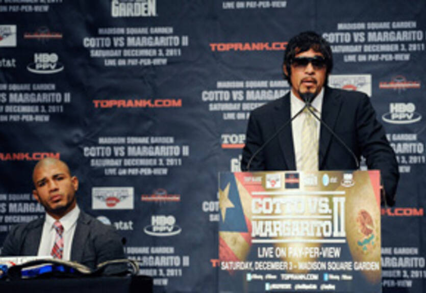 Реванш Котто и Маргарито может пройти не в Нью-Йорке