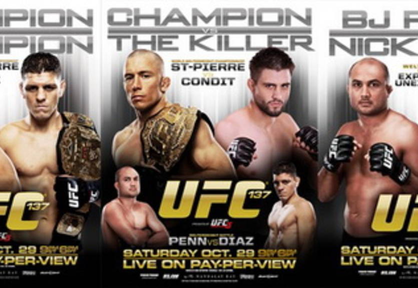 UFC 137: эволюция постеров