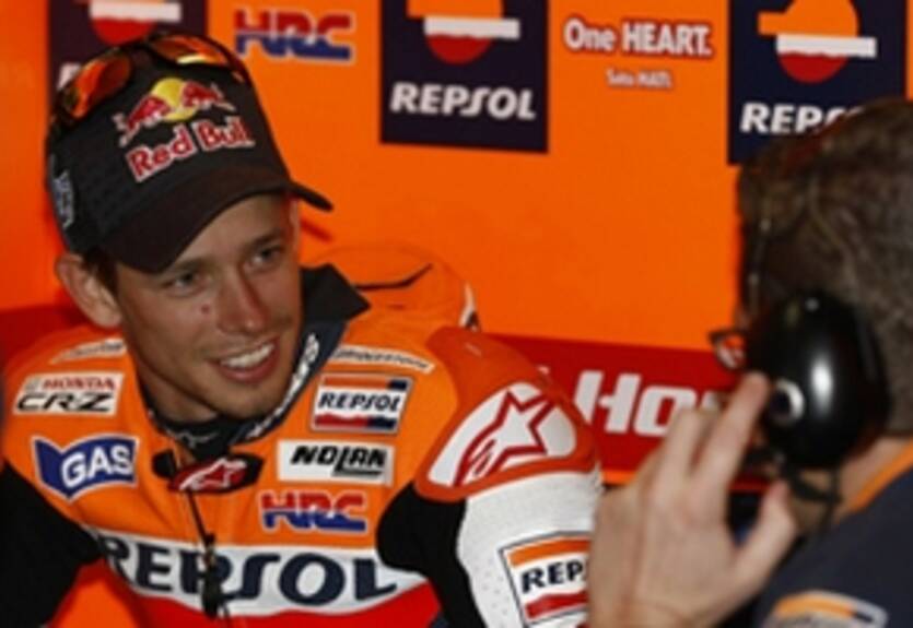 MotoGP. Стоунер: "Сегодня мне было комфортнее, чем в пятницу"