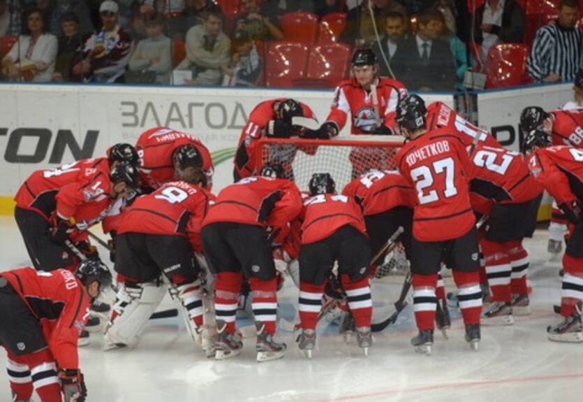 ВХЛ. Матч Донбасс — Рубин на Первом Национальном