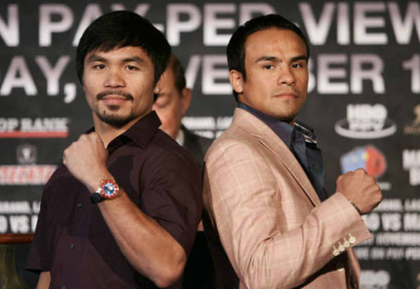 Паккьяо и Маркес в Нью-Йорке. ФОТО