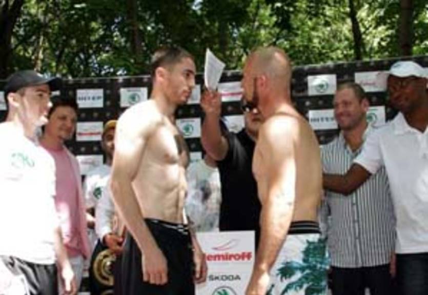 Байсангуров и Миранда взвесились