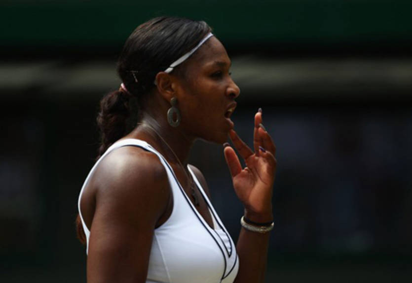 С. Уильямс просто не заметила соперницу на корте