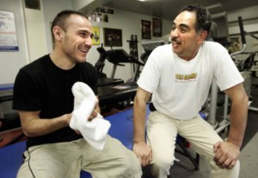 Фотоотчет о подготовке Урбано Антийона к поединку с Риосом