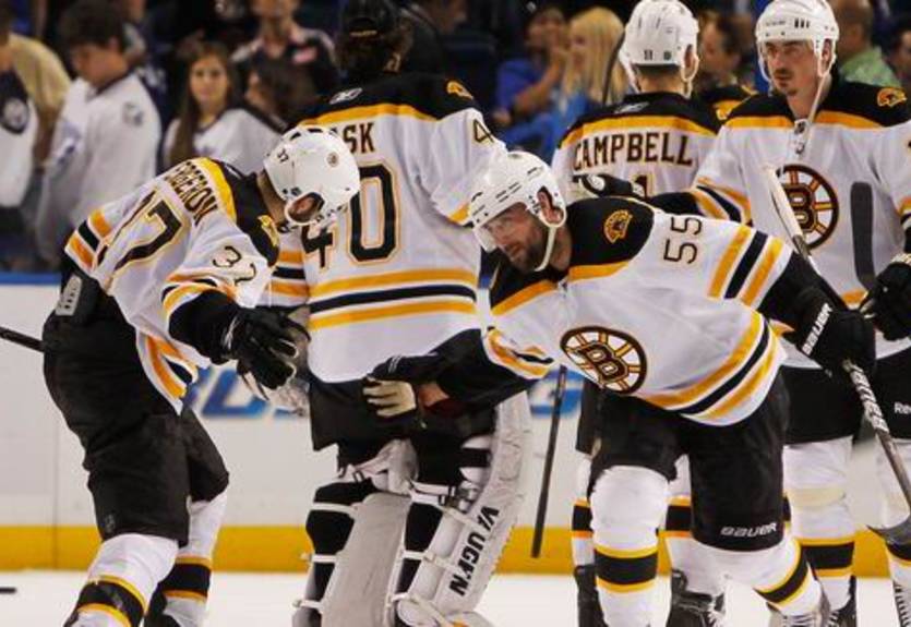 НХЛ. Бержерон вернулся, Бостон победил