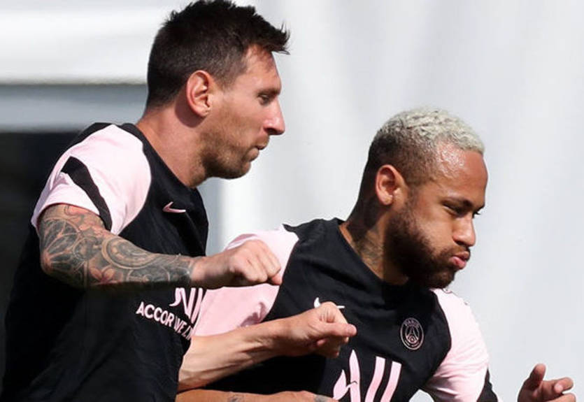 Месси и Неймар занимались в общей группе ПСЖ