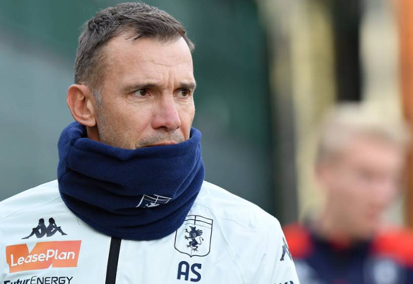 Шевченко сегодня дебютирует в Серии А во главе Дженоа