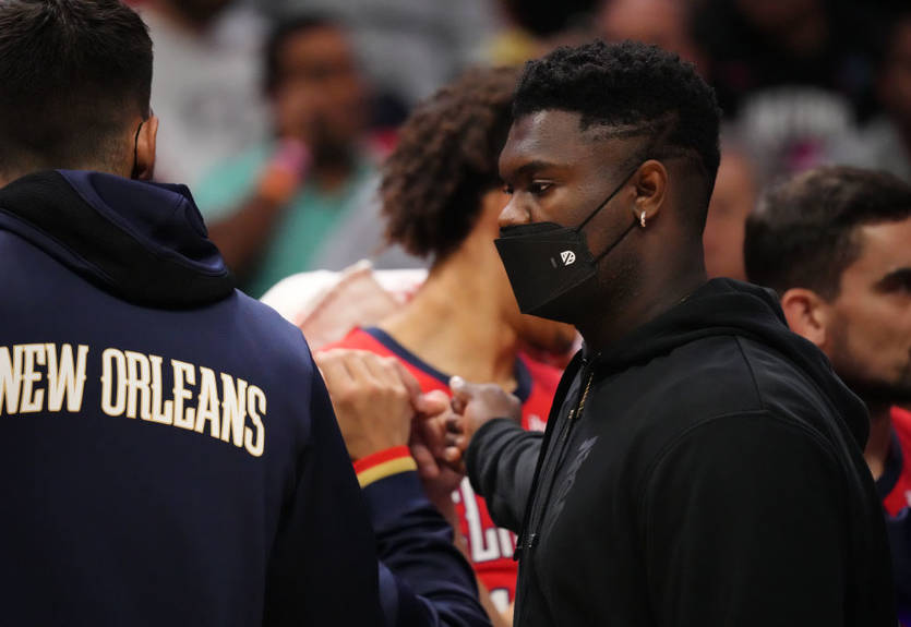 Зайона допустили к полноценным тренировкам Пеликанс