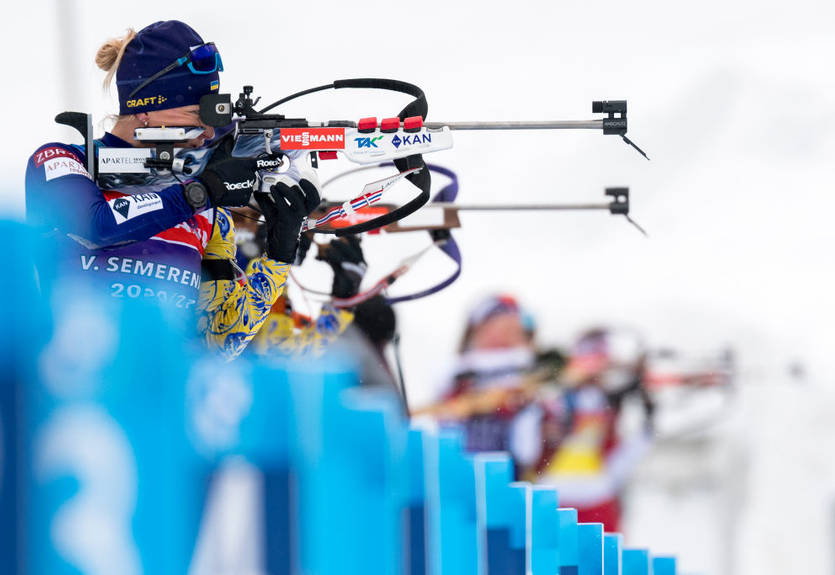 Стал известен состав женской сборной Украины на спринт в Эстерсунде