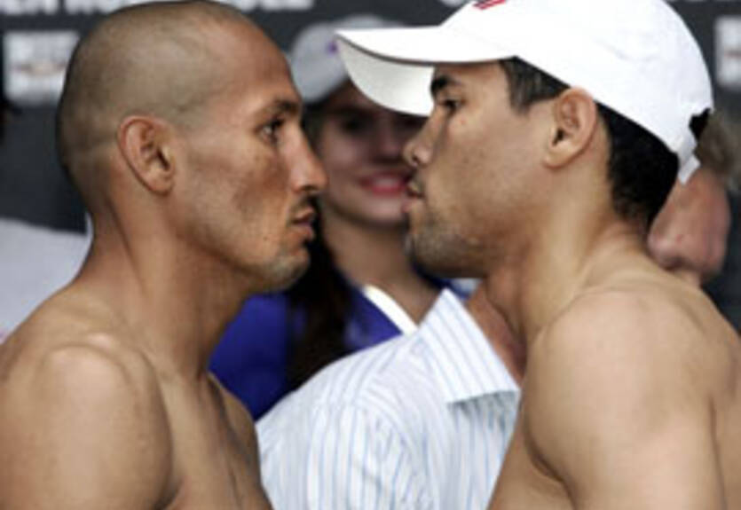 Лопес и Салидо прошли взвешивание