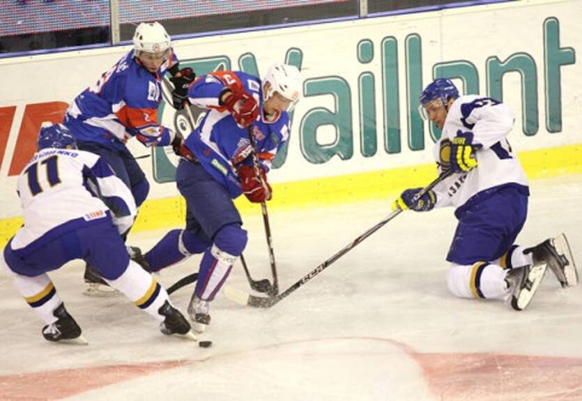 ЧМ. Дивизион 1. Казахстан обыграл Словению в контрольном поединке