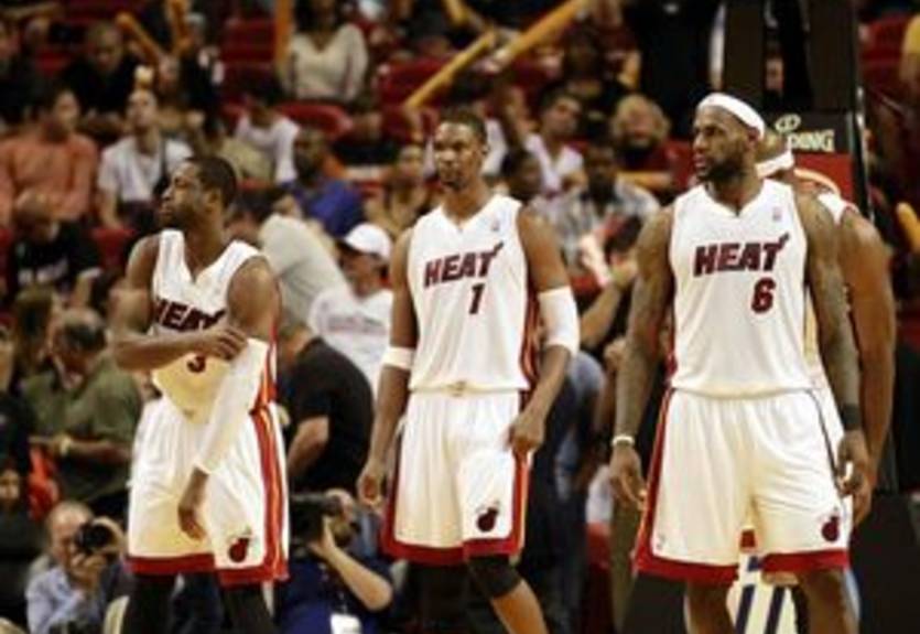 Новое достижение звездной троицы Майами