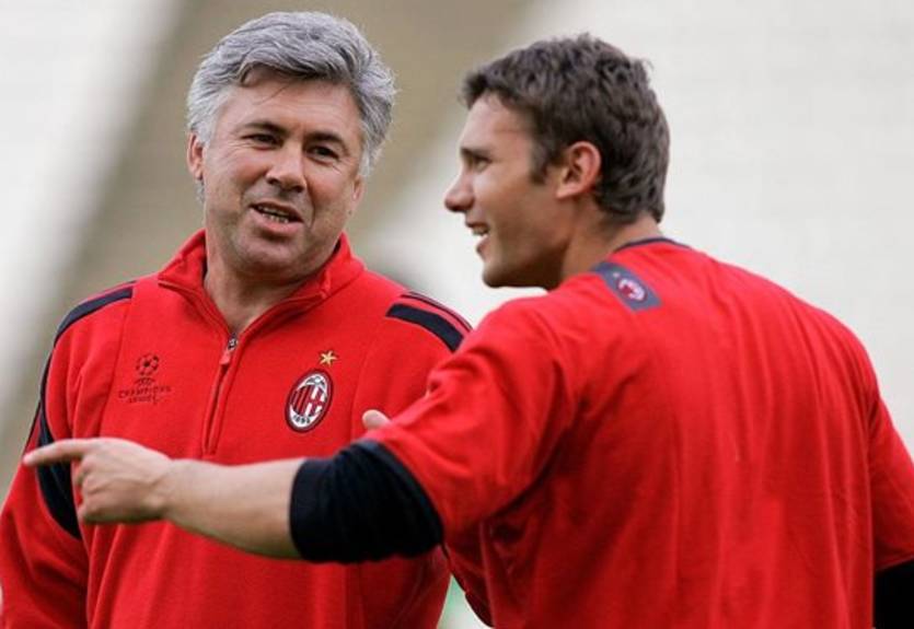 Аббьяти: Учитель Шевченко – это Анчелотти