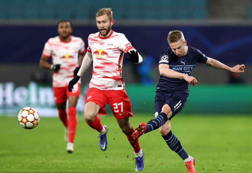 Зинченко - лучший игрок Манчестер Сити в матче с Лейпцигом