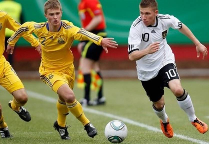 Юношеская сборная Украины уступила немецким сверстникам
