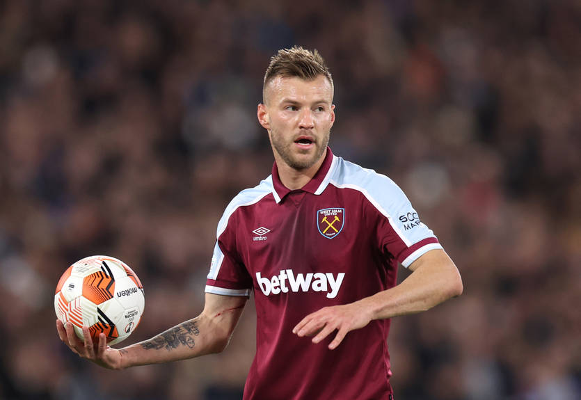 Ярмоленко остался в запасе Вест Хэма на матч с Бернли