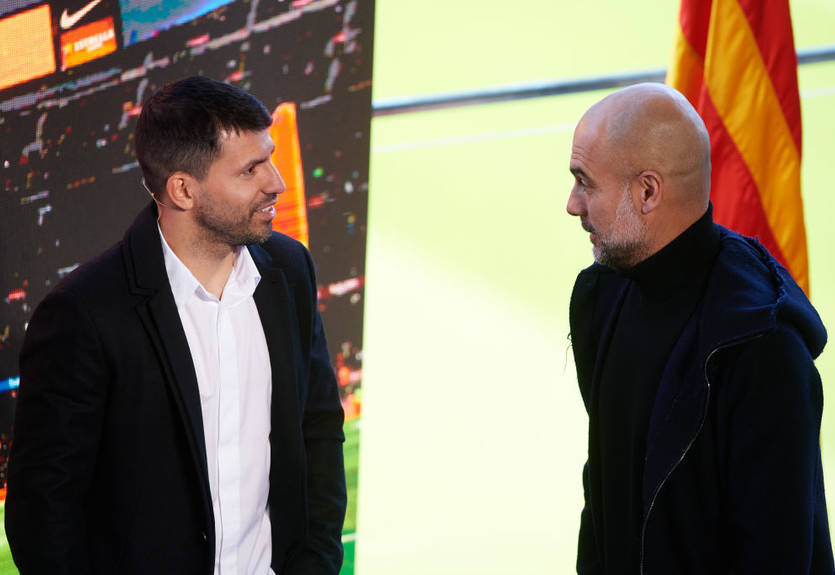 Гвардиола: Марадона завоевал Италию, Месси - Испанию, а Агуэро сделал это в Англии