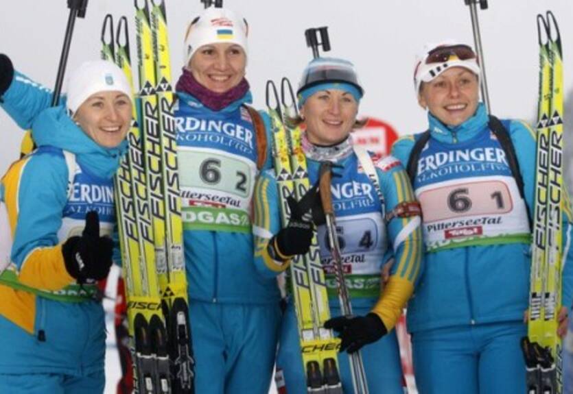 ЧМ по биатлону. Женская эстафета. Онлайн (13.03.11)