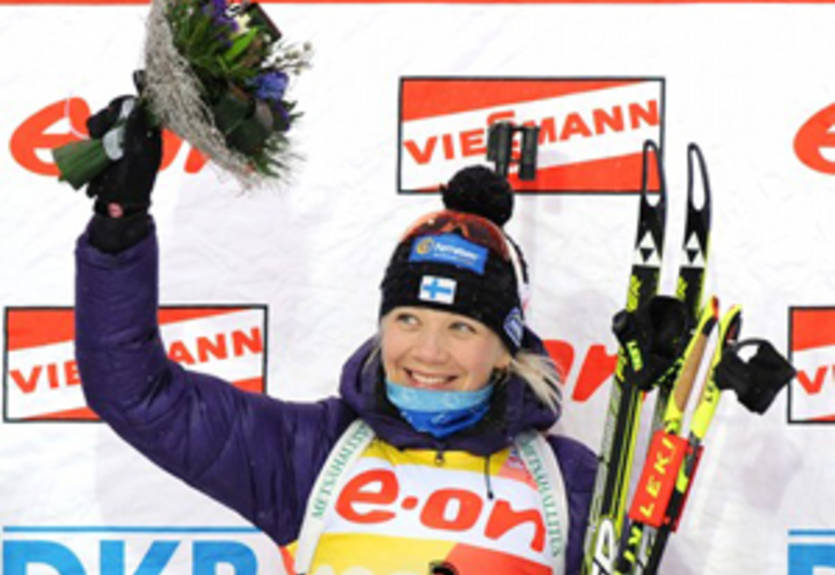 Биатлон. Макарайнен: "Я действительно заслужила медали"